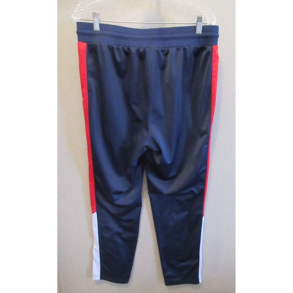 Fila Fleece Track Pants Size Large Shiny 34-36" x 31" - Picture 3 of 5